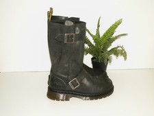 Dr. Martens KARSEN leather biker engineer boots uk 9 eu 43 us 10 (d1581)