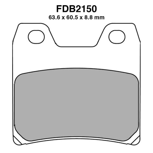 Pair brake pads ferodo - of,