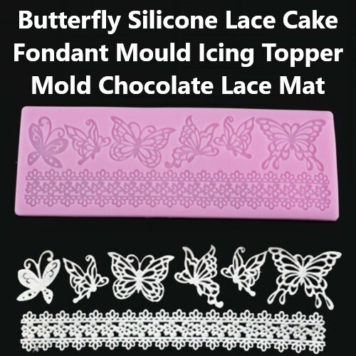 Butterfly silicone lace - lace, cake