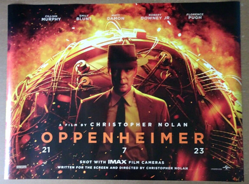 Oppenheimer poster cinema - cinema, quad