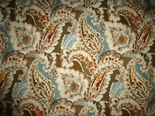 R M COCO LINEN BLEND FABRIC REMNANT DESIGN PALOMAR PAISLEY