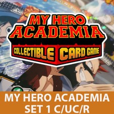 My Hero Academia CCG Singles Set 1 - MHA01 / UniVersus - C/UC/R (ENGLISH)
