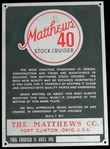 Vtg matthews company port - matthews,