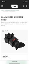 Zacuto ( Z-FIND-C5 ) Canon C500 Mark II & C300 Mark III Z-Finder *NEW*