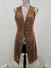 Vintage 90s Real Suede Leather