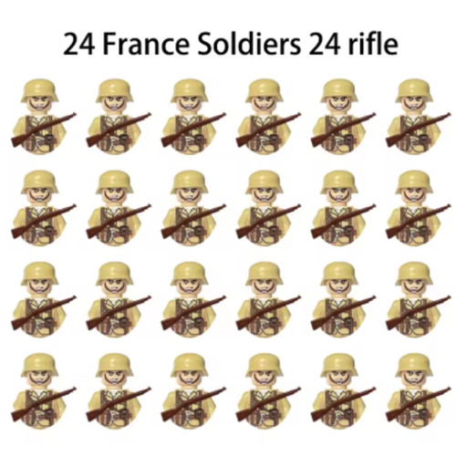 Custom lego france army - lego,