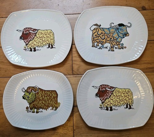 Set four vintage retro - of,