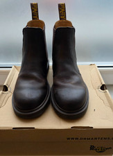 Dr. Martens Docs 2976 Unisex Brown Crazy Horse Gaucho Leather Boot UK 6.5