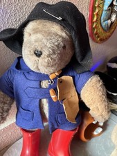 Paddington bear plush 1970s   1980s vintage toy 