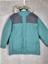 The North Face McMurdo 550 Down Fill Dry Vent Parka Coat Mens Sz XXL Green Black