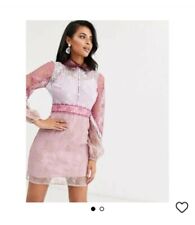 True decadence dress, size 8, pink, mini