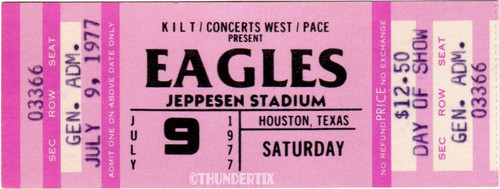1977 eagles unused full - eagles,