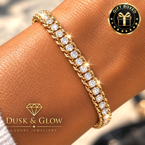 Luxury gold tennis halo - luxury,