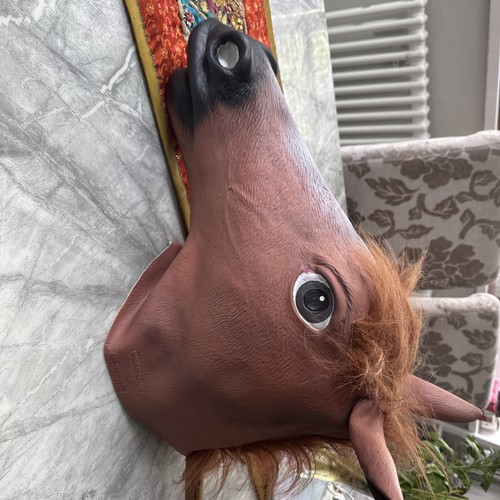 Halloween mask horse head - halloween,