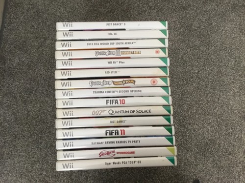 15x nintendo wii games - 15x,