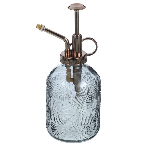 Grey glass garden sprayer - glass,