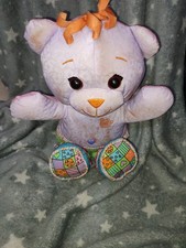 Purple Doodle Bear Plush Toy