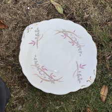 Regency Fine Bone China Cake/sandwich Plate 25cm Diameter Pink Flowers