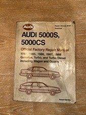 1986 Audi 5000S 5000CS Quattro