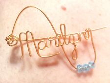 Name badge Wire personalized