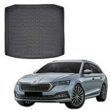 Boot Tray Liner Car Mat Heavy Duty for Skoda Octavia Mk4 Estate 2021-Up SCOUTT
