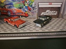 2x Hotwheels 2016 Hot Trucks 67 Chevy C10 Red & Black Combine postage