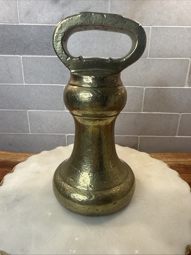 Antique 7lb brass bell - 7lb,