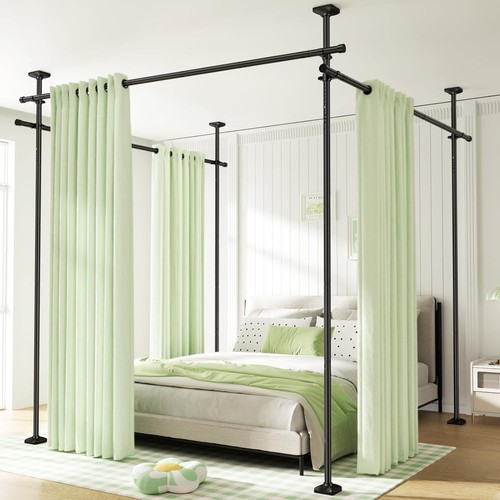 Room divider curtain rods - room,