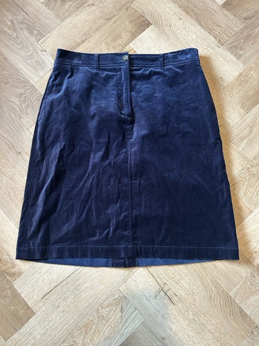 Navy blue velour - boden, skirt