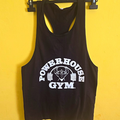 Black racerback tank top - top, m