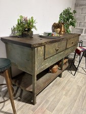 Vintage industrial work bench