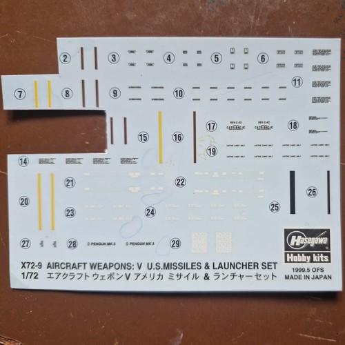 Hasegawa markings for us - hasegawa,
