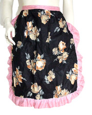 60s Apron Vintage Half Pinnie