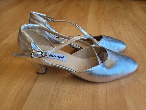 Silver leather ladies - silver,