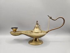 Vintage Brass Aladdin Oil Lamp , Home Decor