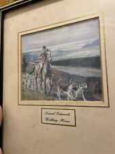 Hunting print Lionel Edwards walking home