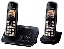 Panasonic KX-TG6622E Twin Digital Cordless Phone with Answering Machine