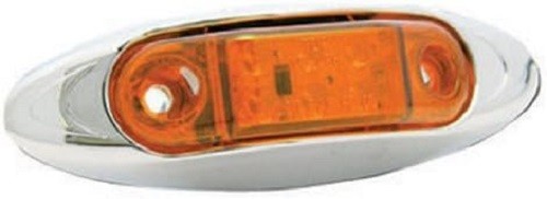 Chrome led - 1"x2",