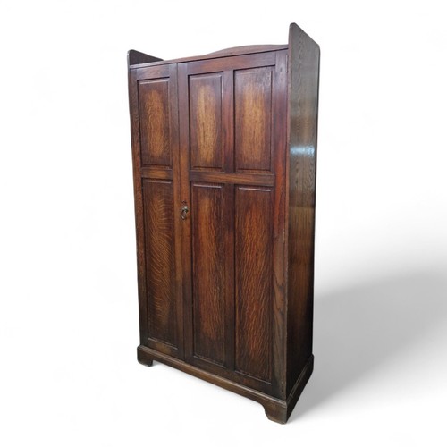 Arts crafts oak wardrobe - arts,