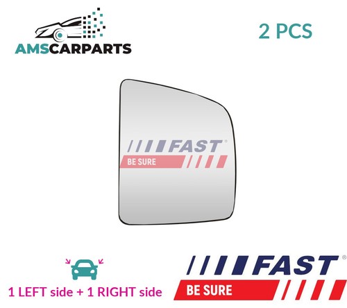 Rear view mirror glass - mirror, pair