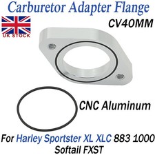 Carburetor Intake Manifolds Adapter Flange CV40MM For Harley Sportster XLC 1000
