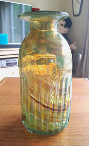 Striking mdina bottle vase - mdina,