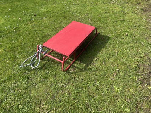 Vintage 1960s red wooden - vintage,
