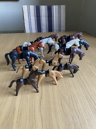 Playmobil horses job lot 13 - x,
