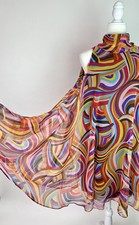 Vintage 60s Rainbow Swirl