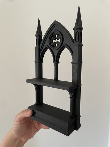 Gothic cathedral shelf - gothic,