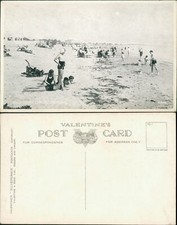 Hayling Island Beach looking East G8142 Valentines Silveresque 