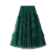 Lady Ruffle Mesh Tutu Skirt
