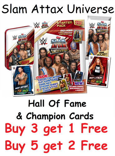 Wwe slam attax universe hall - attax,