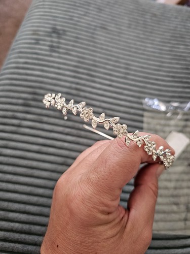 Silver crystal bridal - silver, tiara